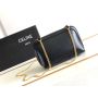 Celine Triophme Cuir Clutch on Chain Bag