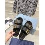 Prada Leather strap slides , 35-45