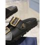 Prada Leather strap slides , 35-45