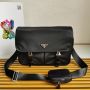 Prada Re-Nylon and Saffiano leather shoulder bag  