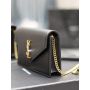 Saint Laurent Cassandre Envelope Chain Wallet 