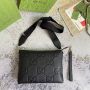 Gucci GG leather Messenger 