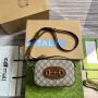 Gucci Horsebit 1955 GG Small Shoulder Bag 