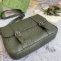 Gucci GG leather Messenger