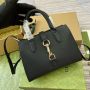 Gucci Small Tote bag with Hook closure-Black