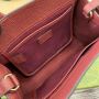 Gucci Small Tote bag with Hook closure-Rosso Ancora