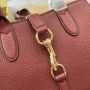 Gucci Small Tote bag with Hook closure-Rosso Ancora