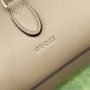 Gucci Medium Tote bag with Hook closure-Taupe