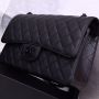 Medium Chanel Classic Handbag in Grained Leather 