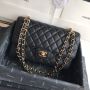 Medium Chanel Classic Handbag in Grained Leather 