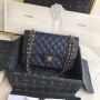 Medium Chanel Classic Handbag in Grained Leather 