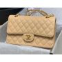 Medium Chanel Classic Handbag in Grained Leather 