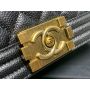 Small Boy Chanel Handbag in Grained leather 