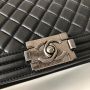 Large Boy Chanel Handbag  in Lambskin 