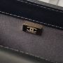 Small Boy Chanel Flap Bag with Handle in Lambskin 