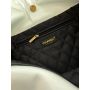 Chanel 22 Small Handbag-white/black