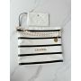 Chanel 22 Small Handbag-white/black