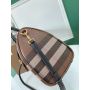 Burberry Check Boston Bag