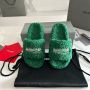 Balenciaga Shearling Slippers