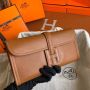 Hermes Jige Elan Clutch in Swift Leather 