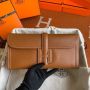 Hermes Jige Elan Clutch in Swift Leather 