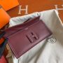 Hermes Jige Elan Clutch in Swift Leather 