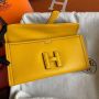 Hermes Swift Leather Clutch