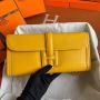 Hermes Jige Elan Clutch in Swift Leather 