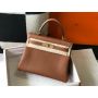 Hermes Kelly 32 2way Handbag in Togo Leather 