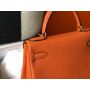 Hermes Kelly 32 2way Handbag in Togo Leather 