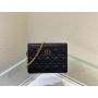 Dior Caro Zipped Pouch with Chain 