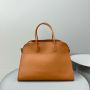 The Row Soft Margaux 17 Bag in Leather