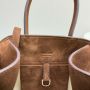 The Row Soft Margaux 10 Bag in Suede